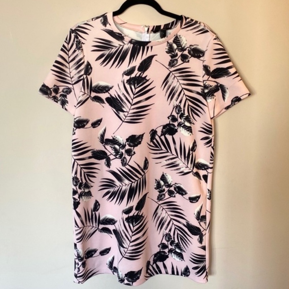 Malibu Miami Pink tropical tshirt dress